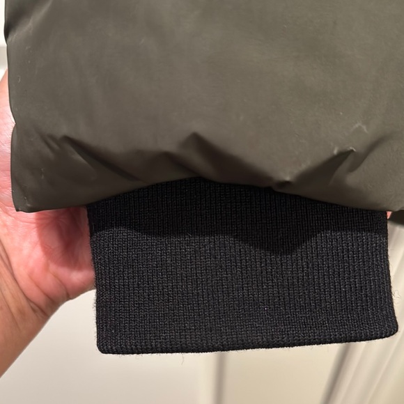 Mackage Adali Women's Down Coat Olive with natural fur Signature Collar - Picture 7 of 8